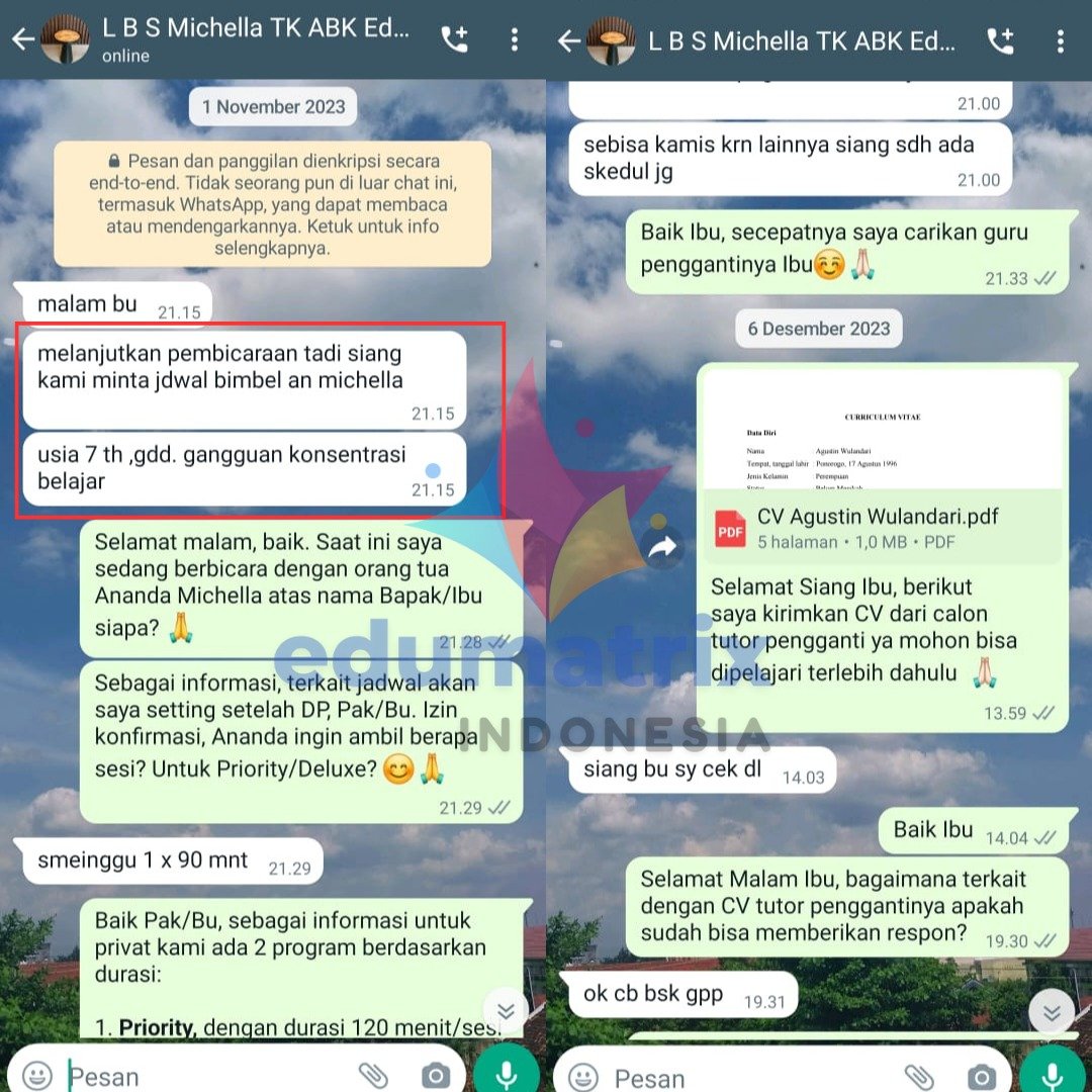 Testi ibu mechelle